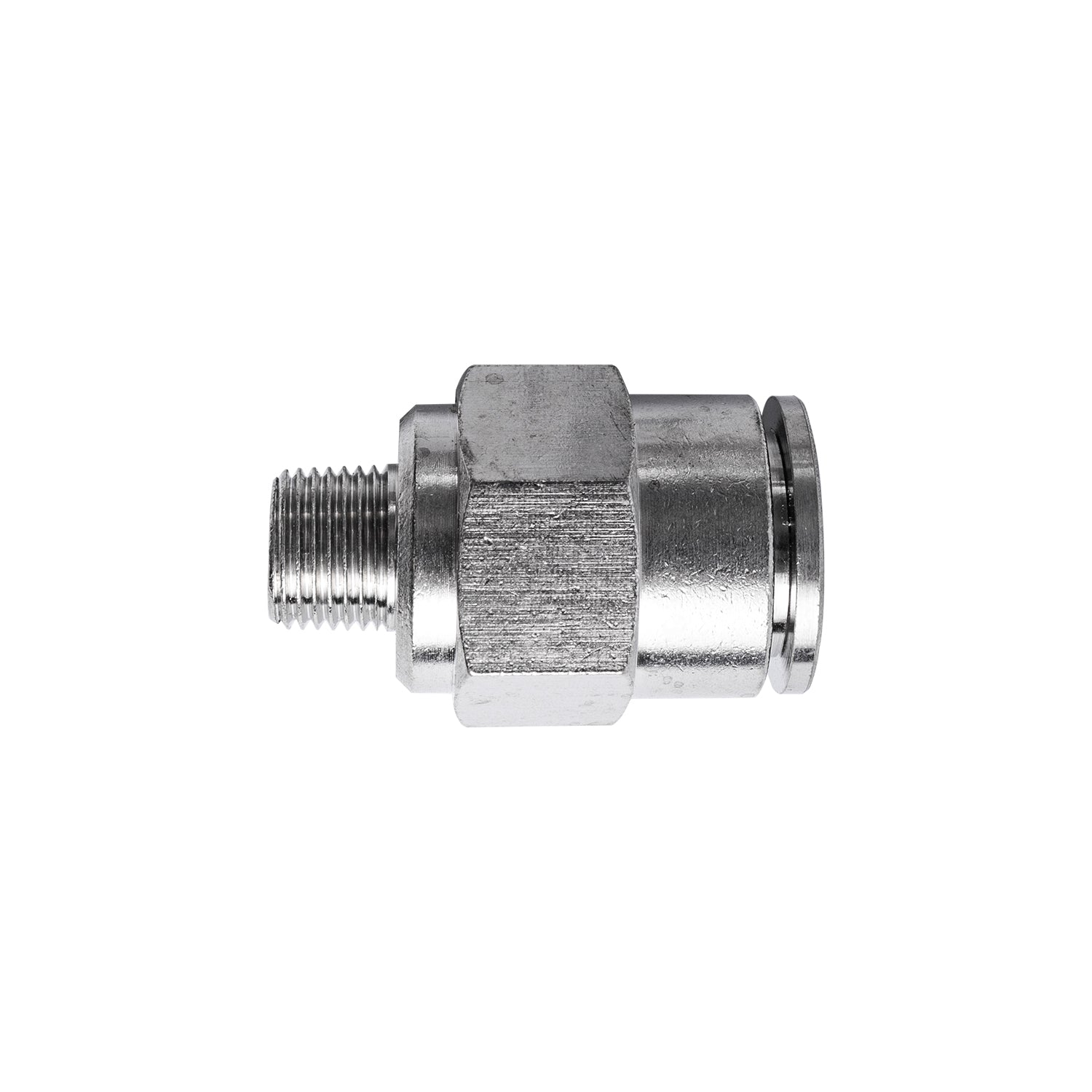 METAL PU FITTING STRAIGHT 12MM X 1/8' M
