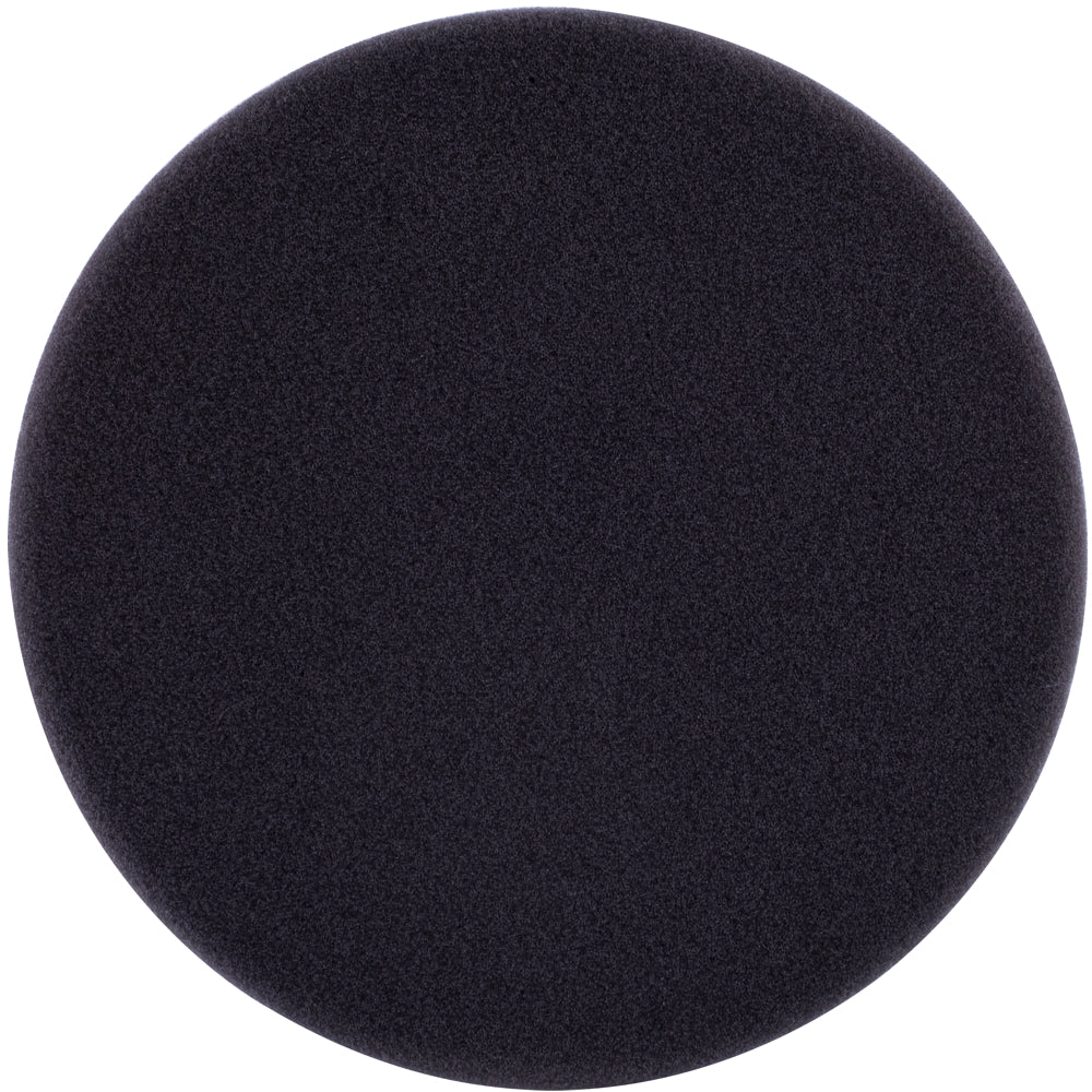 FOAM PAD HOOK AND LOOP BLACK SPONGE 150MM 6' FINISHING