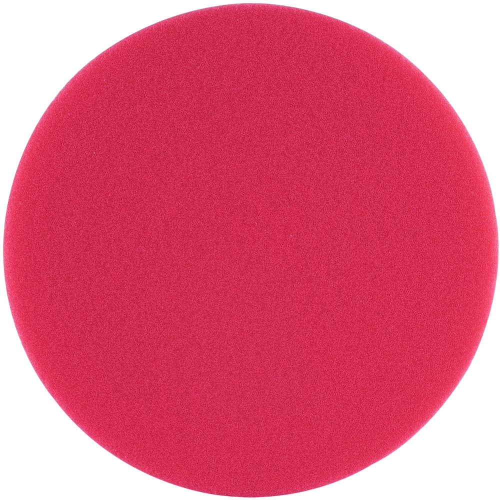 FOAM PAD HOOK AND LOOP RED SPONGE 150MM 6' ULTRA FINISHING