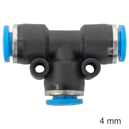 PU HOSE FITTING TEE 4MM