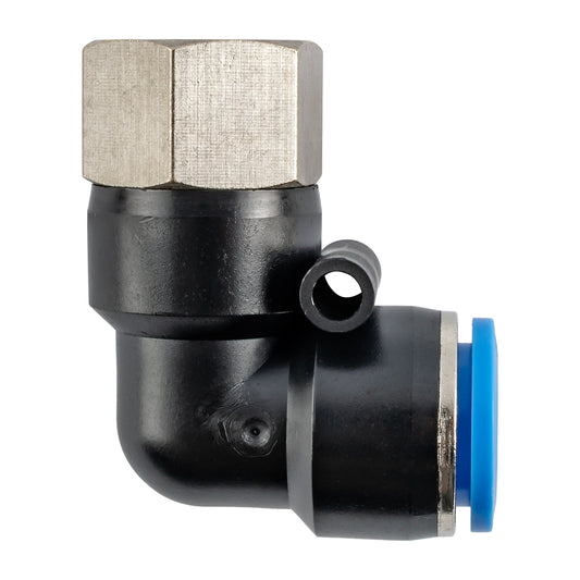 PU HOSE FITTING ELBOW 16MM - 1/2'F