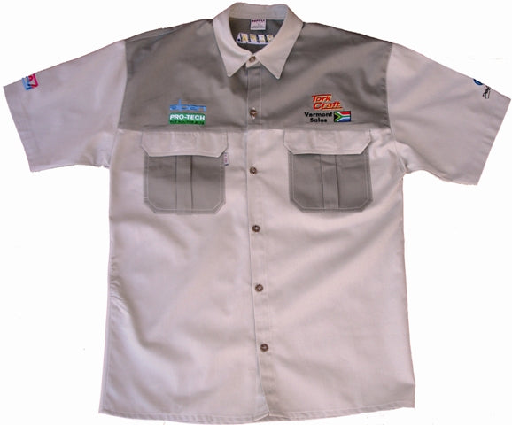VERMONT MENS BUSH SHIRT KHAKI 100% COTTON XL