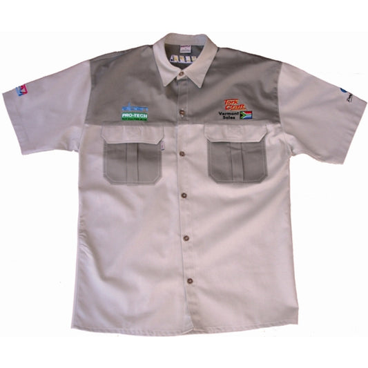 VERMONT MENS BUSH SHIRT KHAKI 100% COTTON 4XL