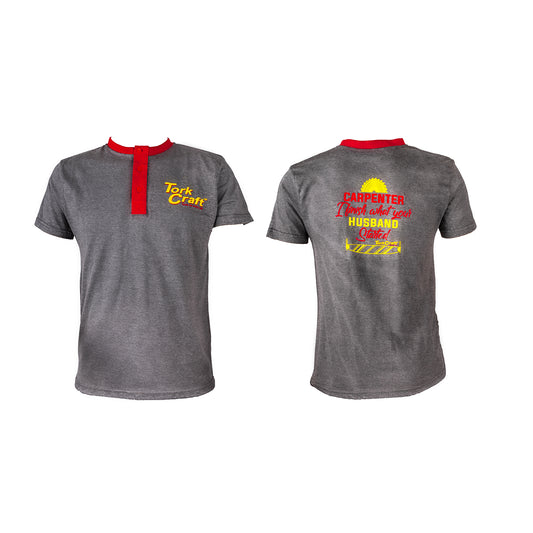 TORK CRAFT T-SHIRT GREY X-LARGE CARPENTER