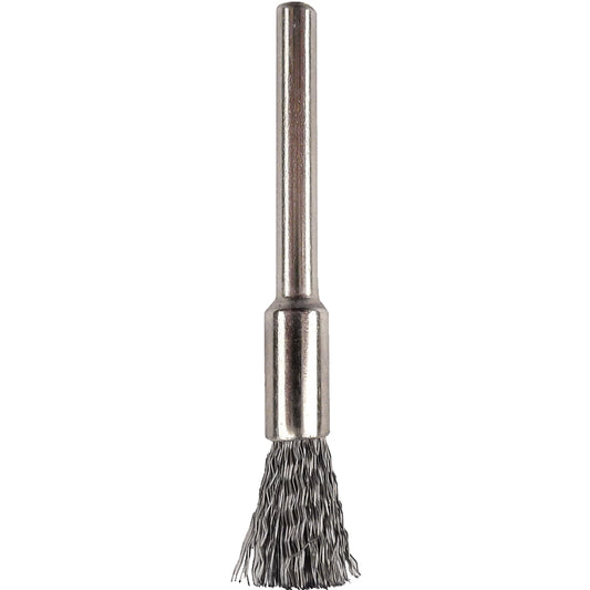 MINI CARBON STEEL BRUSH 5.0MM END 2.4MM SHANK