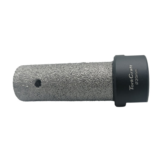 DIAMOND CORE MILLING BIT 20MM X 50MM X 75MM M14 VACUUM BRAZED