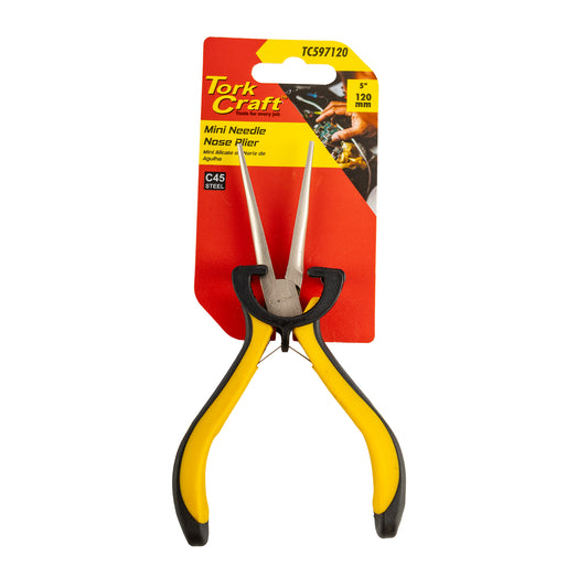 PLIER MINI NEEDLE NOSE 120MM MICRO