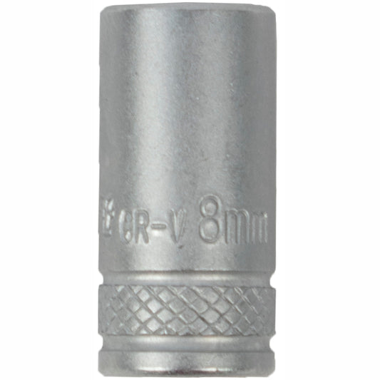 SOCKET 8MM 1/4' DRIVE CRV 12 POINT