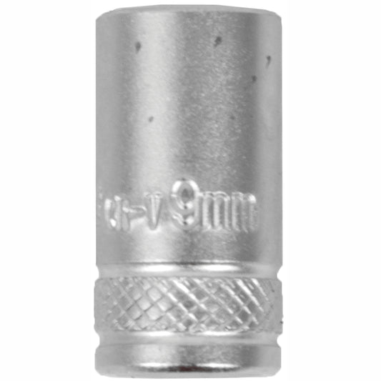 SOCKET 9MM 1/4' DRIVE CRV 12 POINT