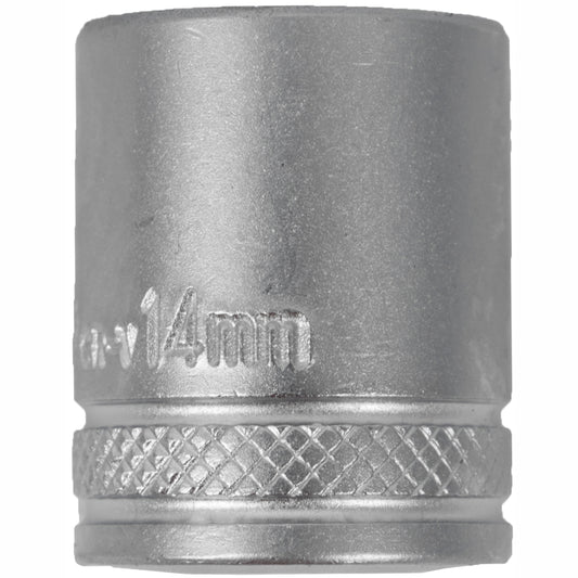 SOCKET 14MM 1/4' DRIVE CRV  12 POINT