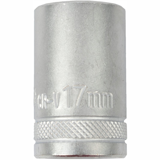 SOCKET 17MM X 23.8MM 1/2' DRIVE CRV 12 POINT