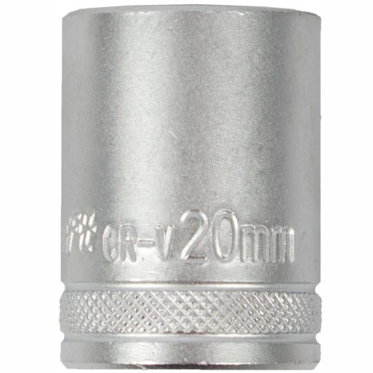SOCKET 20MM X 27.8MM 1/2' DRIVE CRV 12 POINT