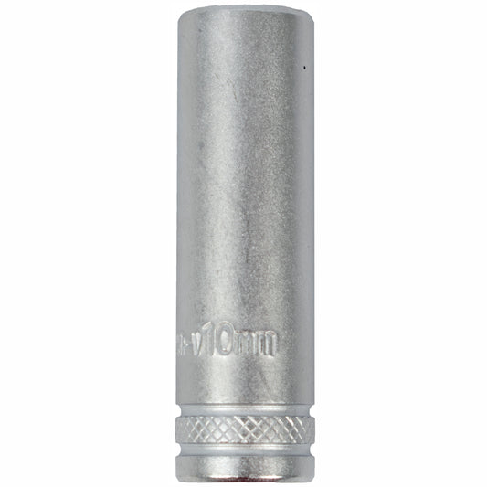 SOCKET 10MM 1/4' DR DEEP SOCKET CRV 12 POINT