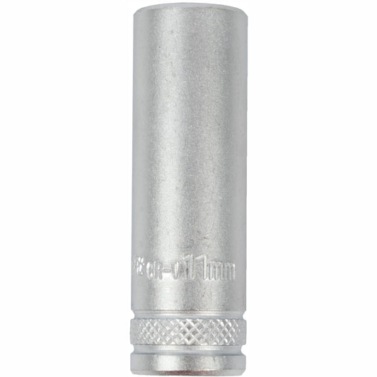 SOCKET 11MM 1/4' DR DEEP SOCKET CRV 12 POINT