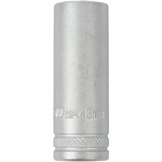 SOCKET 13MM 1/4' DR DEEP SOCKET CRV 12 POINT