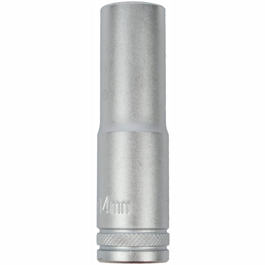 SOCKET 14MM 1/2' DR DEEP SOCKET CRV 12 POINT