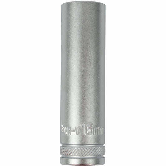 SOCKET 16MM 1/2' DR DEEP SOCKET CRV 12 POINT