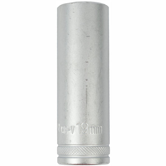 SOCKET 19MM 1/2' DR DEEP SOCKET CRV 12 POINT