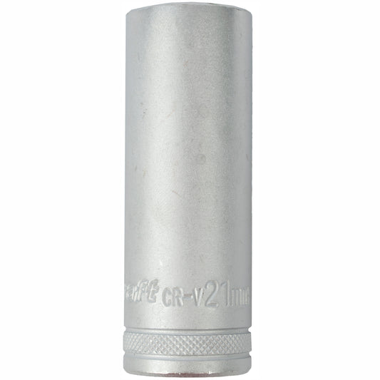 SOCKET 21MM 1/2' DR DEEP SOCKET CRV 12 POINT