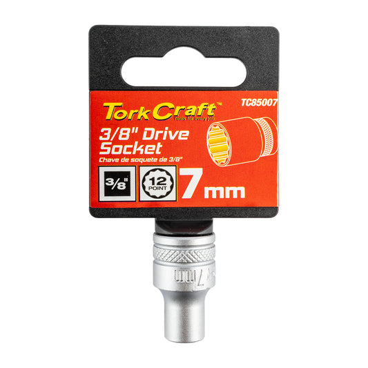 SOCKET 3/8'DR 7MM 12PT CRV