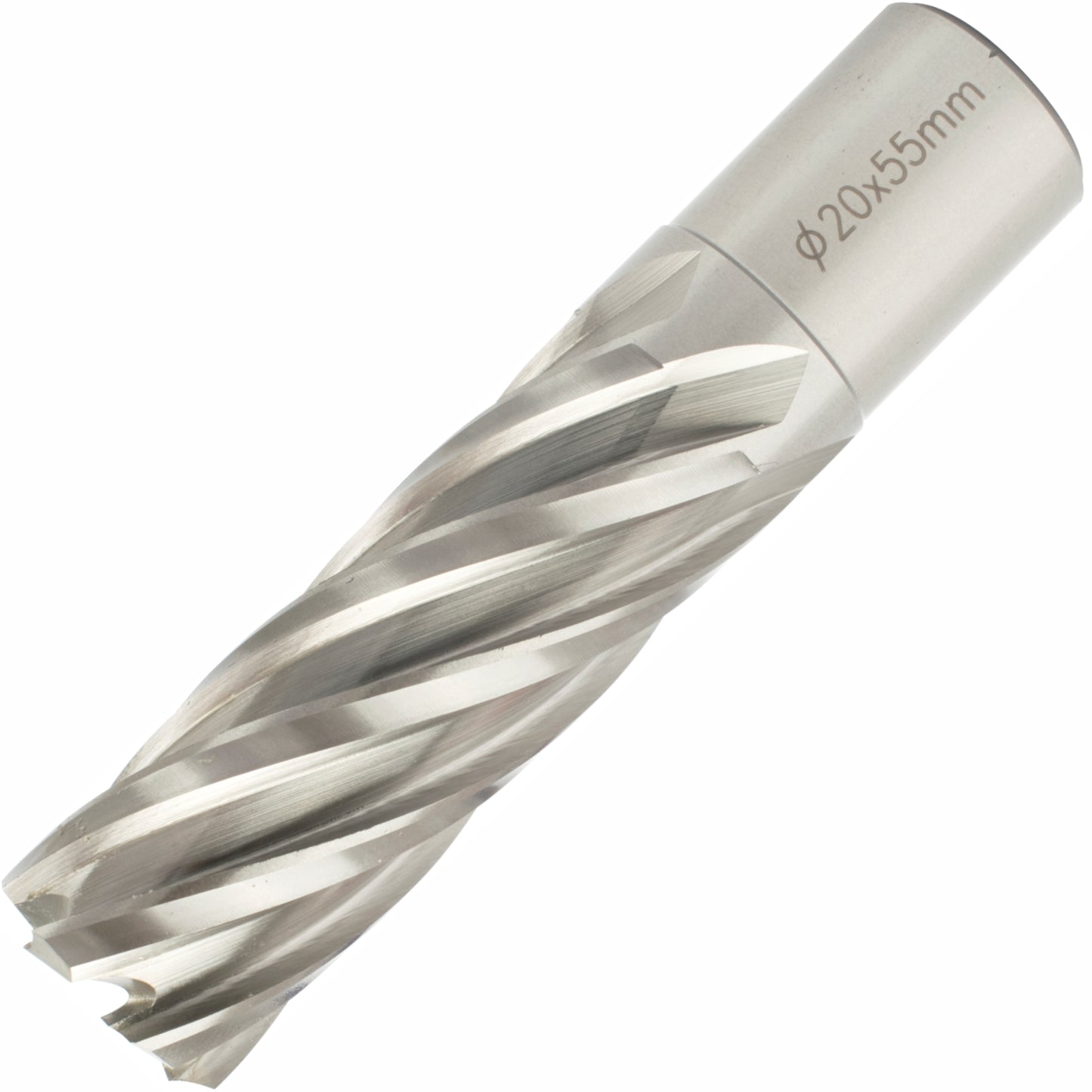 ANNULAR HOLE CUTTER HSS 20 X 55MM WELD SHANK 19.05MM