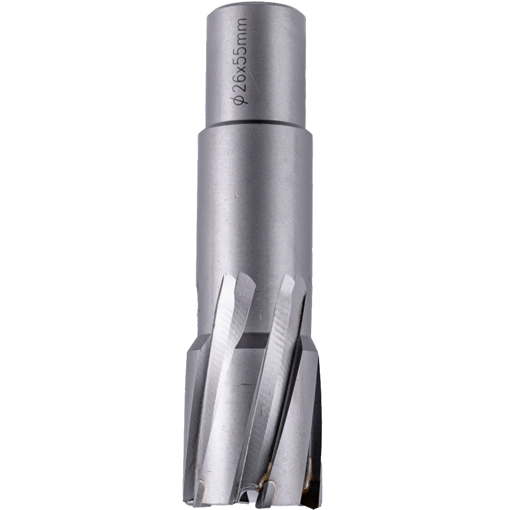 ANNULAR HOLE CUTTER TCT 26 X 55MM WELD SHANK 19.05MM
