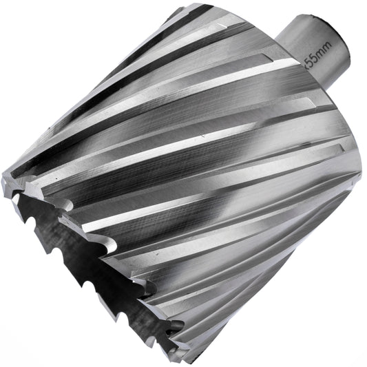 ANNULAR HOLE CUTTER HSS 64 X 55MM WELD SHANK 19.05MM