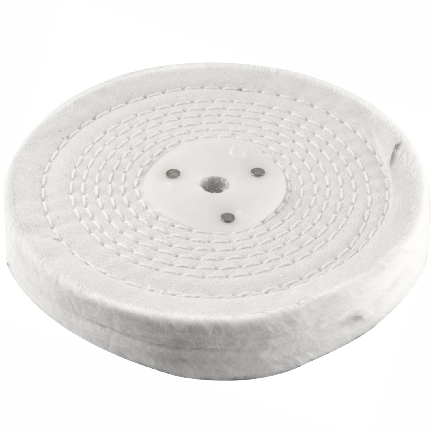 WHITE BUFF/MOP 150MM X 2 SECTION 20MM THICK