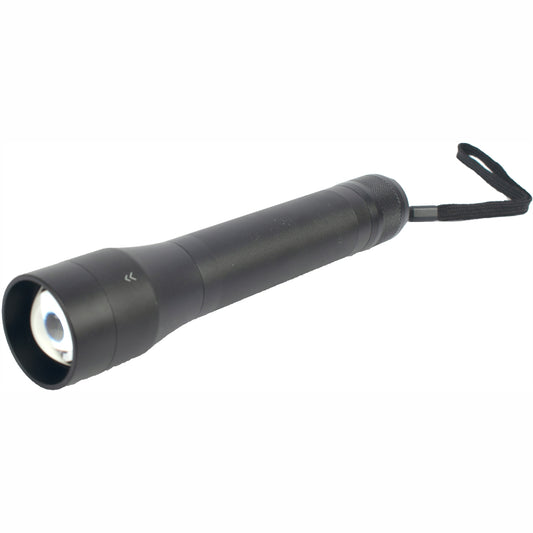 TORCH LED ALUM FOCUS ADJ 600LM BLK USE 3 X C-CELL BAT 3 MODE FLASH LIG
