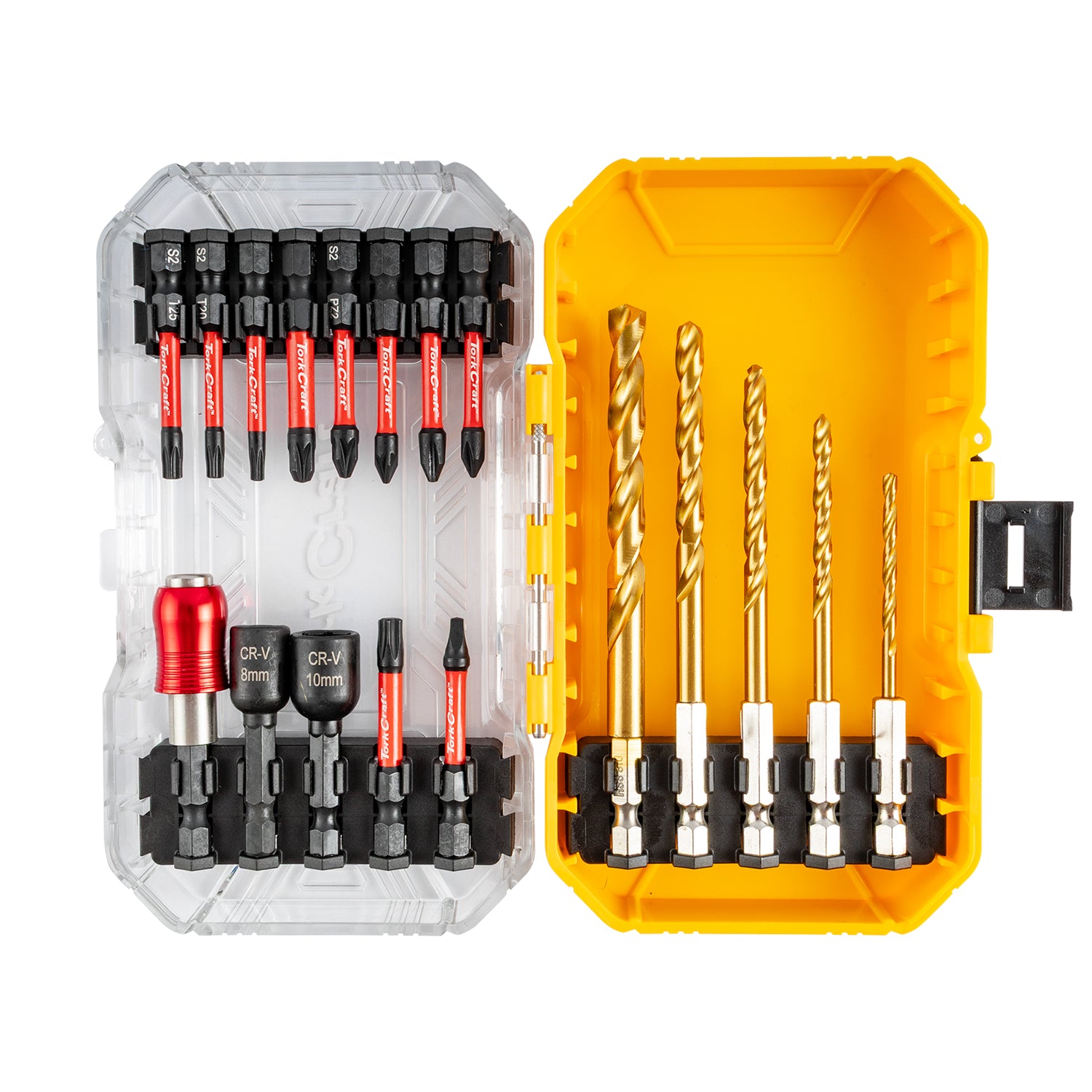 IMPACT POWER BIT SET 18PC BIT HOLDER 50MM NUTSETTERS & DRILL BITS