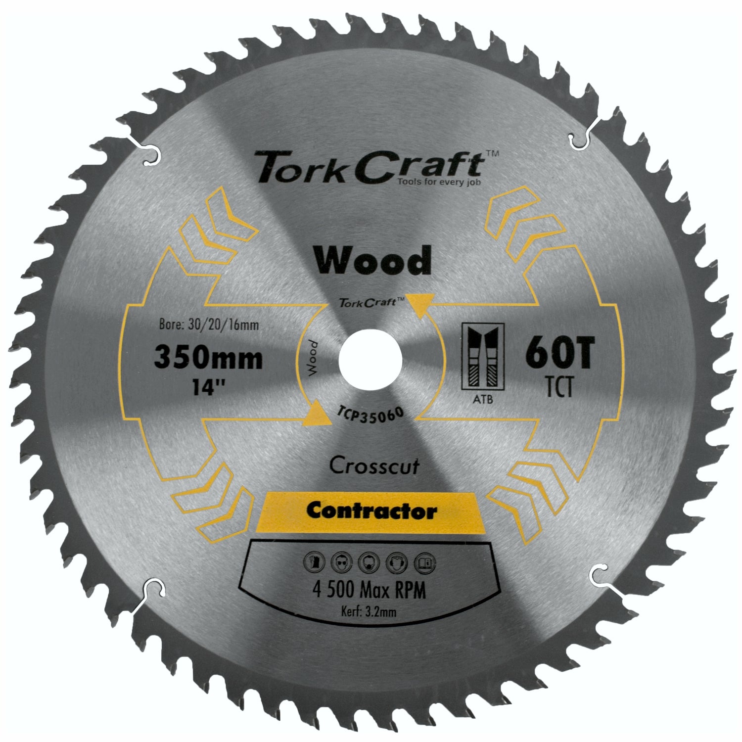 BLADE CONTRACTOR 350 X 60T 30 CIRCULAR SAW TCT