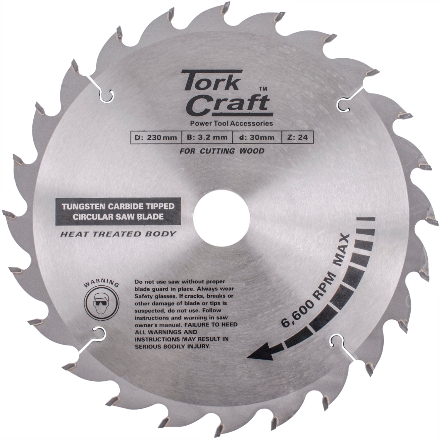 BLADE TCT 230 X 24T 30/1/20 ATB POSITIVE PROFESIONAL INDUSTRIAL