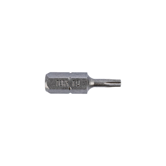 TORX TAMPER RESISTANT INSERT BIT T9H X 25MM BULK