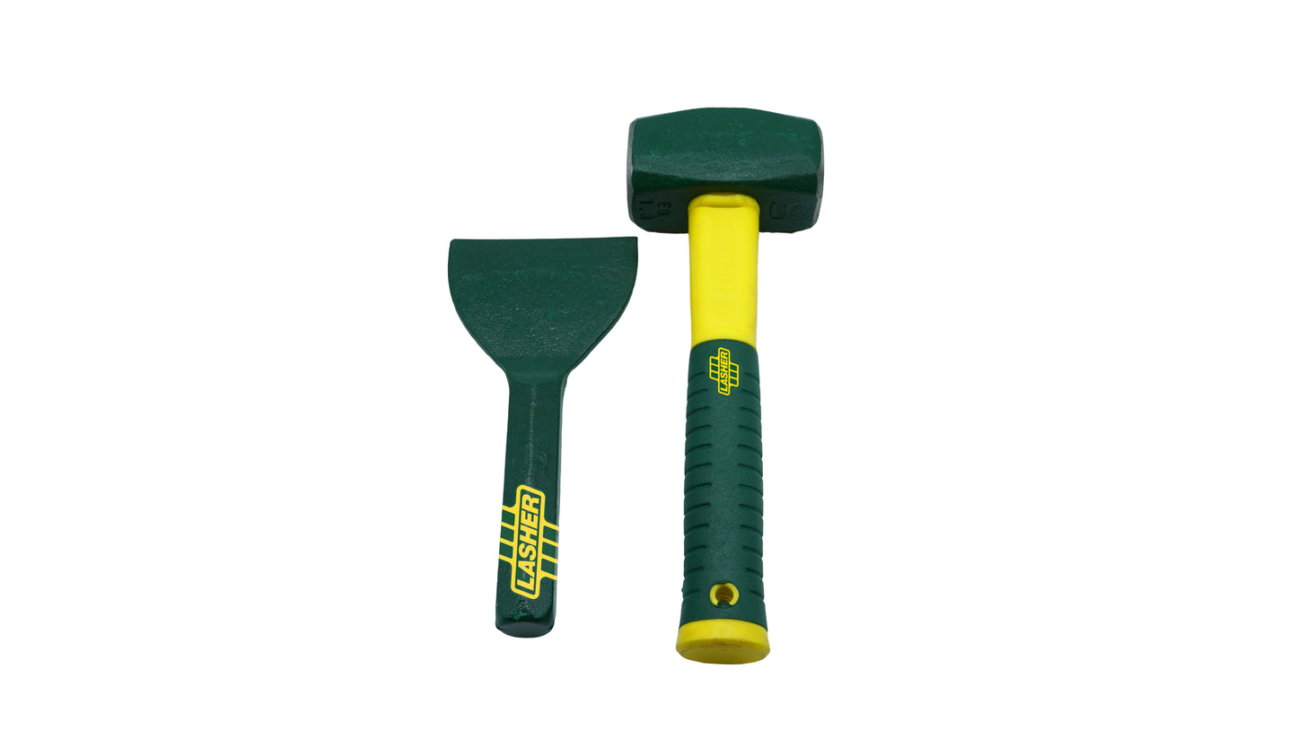 Lasher 1.8kg Club Hammer & Brick Bolster Combo