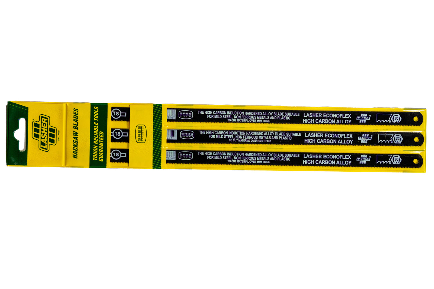 Lasher Hacksaw Blade Econoflex 18TPI.