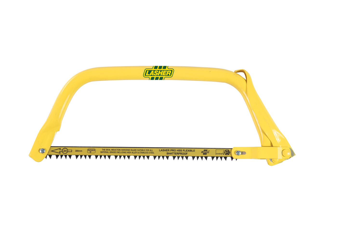 Lasher Bow Hacksaw Frame with Blade